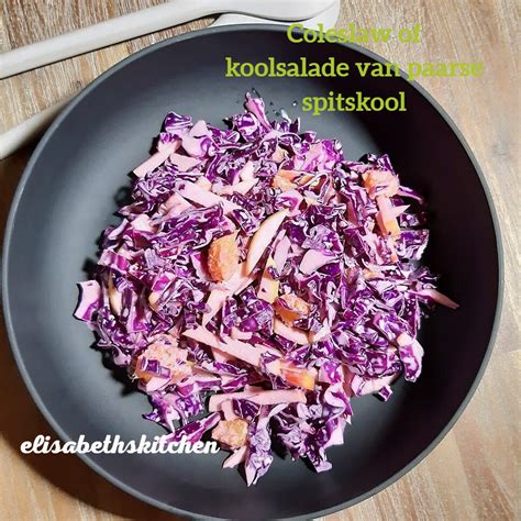 paarse spitskool recept